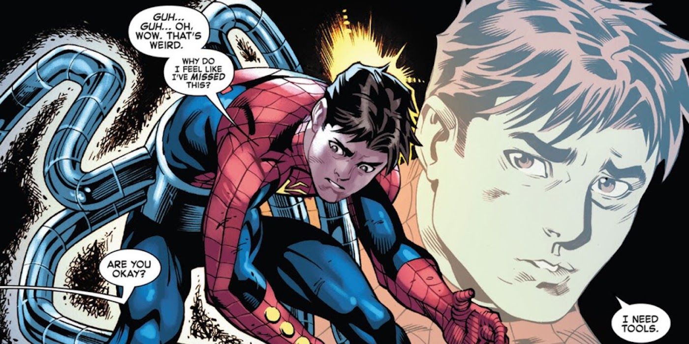 Amazing Spider-Man #29 mostra Peter Parker usando os antigos tentáculos de Otto