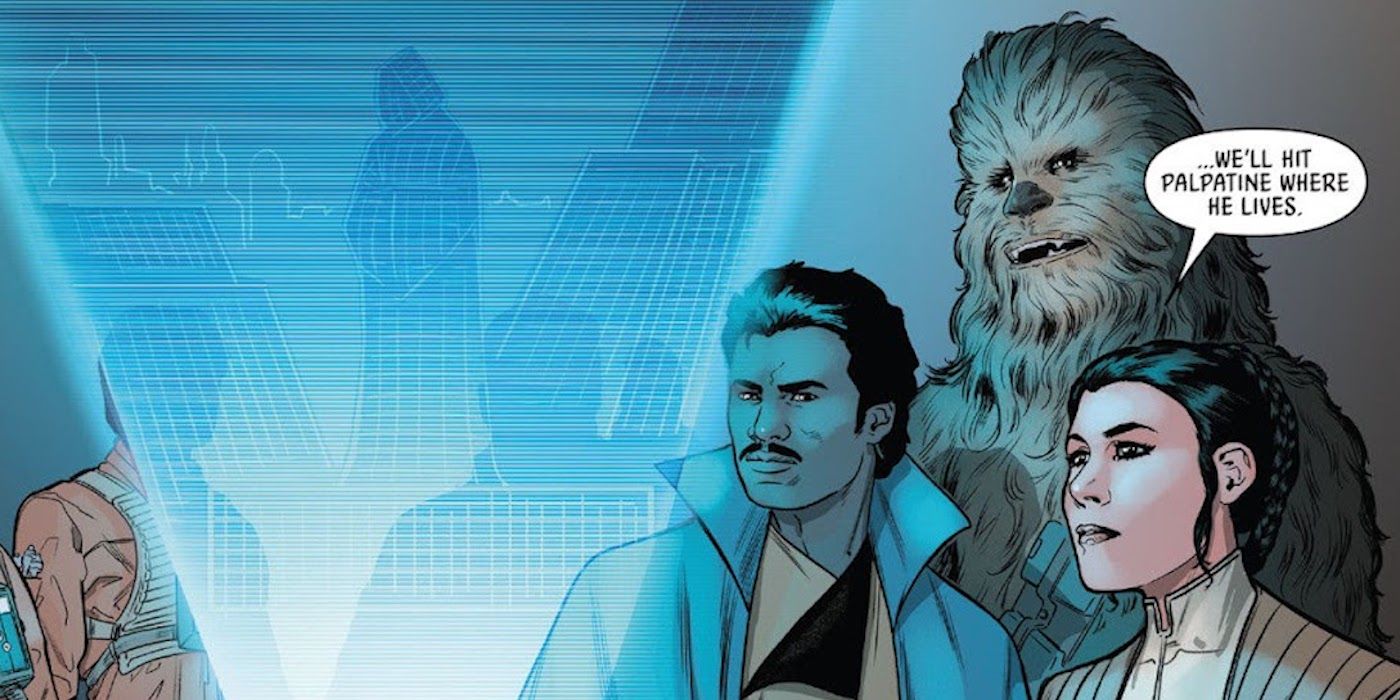 Star Wars teve Leia organizando um ataque a Coruscant com Lando e Chewbacca 