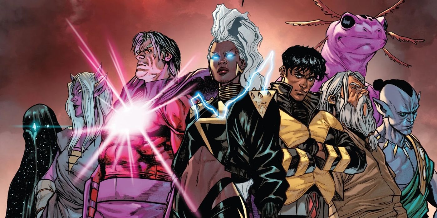 Storm, Magneto, Sunspot and the Great Ring of Arakko from Marvel Comics