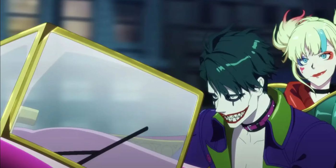 The Joker and Harley Quinn in the upcoming anime series Suicide Squad Isekai.