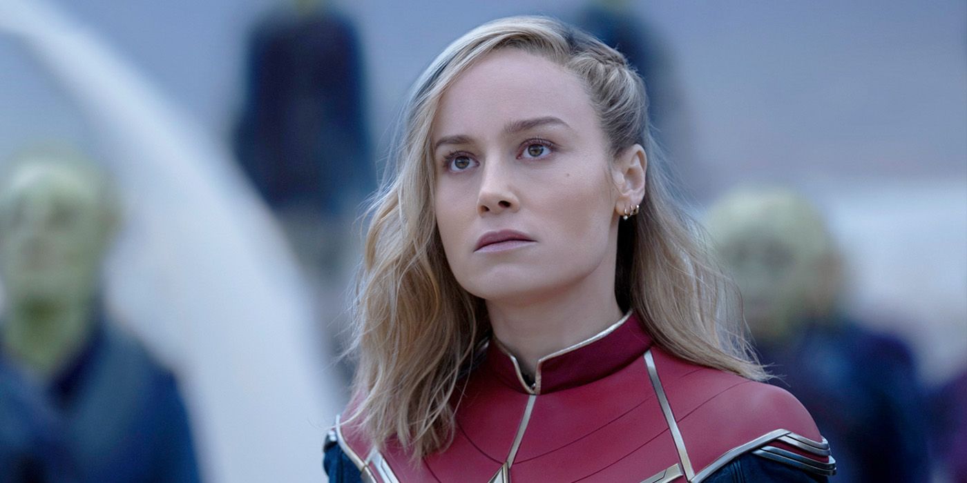 Brie Larson as Carol Danvers/Captain Marvel is featured in The Marvels