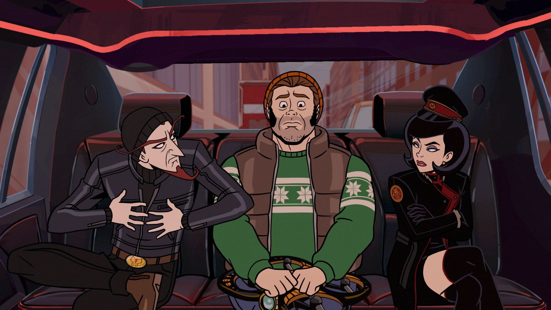 Monarch, 21, and Dr. Girlfriend in The Venture Bros. Movie