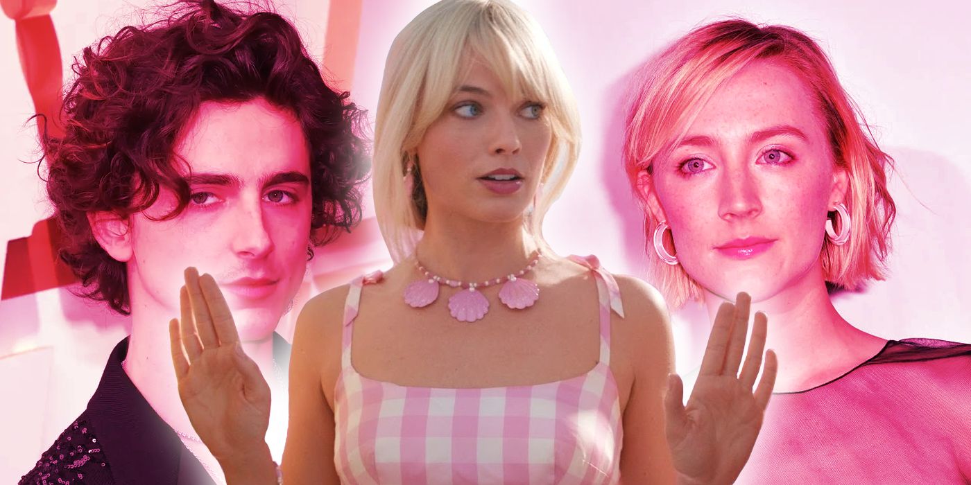 Barbie Cut Cameos By Timothée Chalamet And Saoirse Ronan 1594