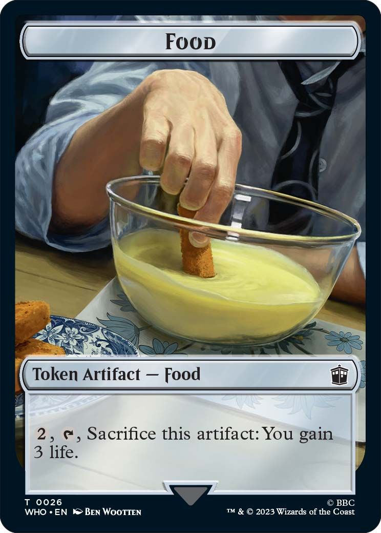 Token Food MTG Dr Who