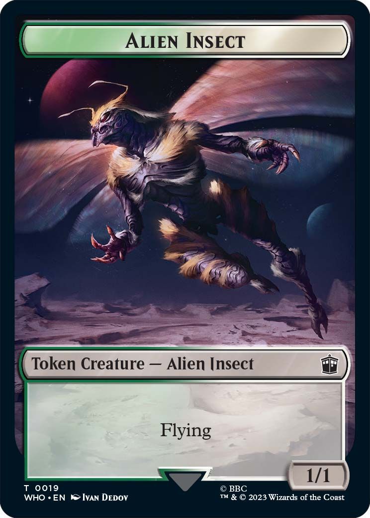 Token Alien Insect MTG Dr Who