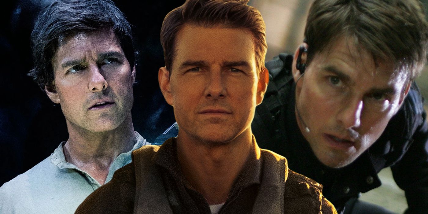 Split Image: Tom Cruise in the Mummy, Top Gun: Maverick, and Mission: Impossible