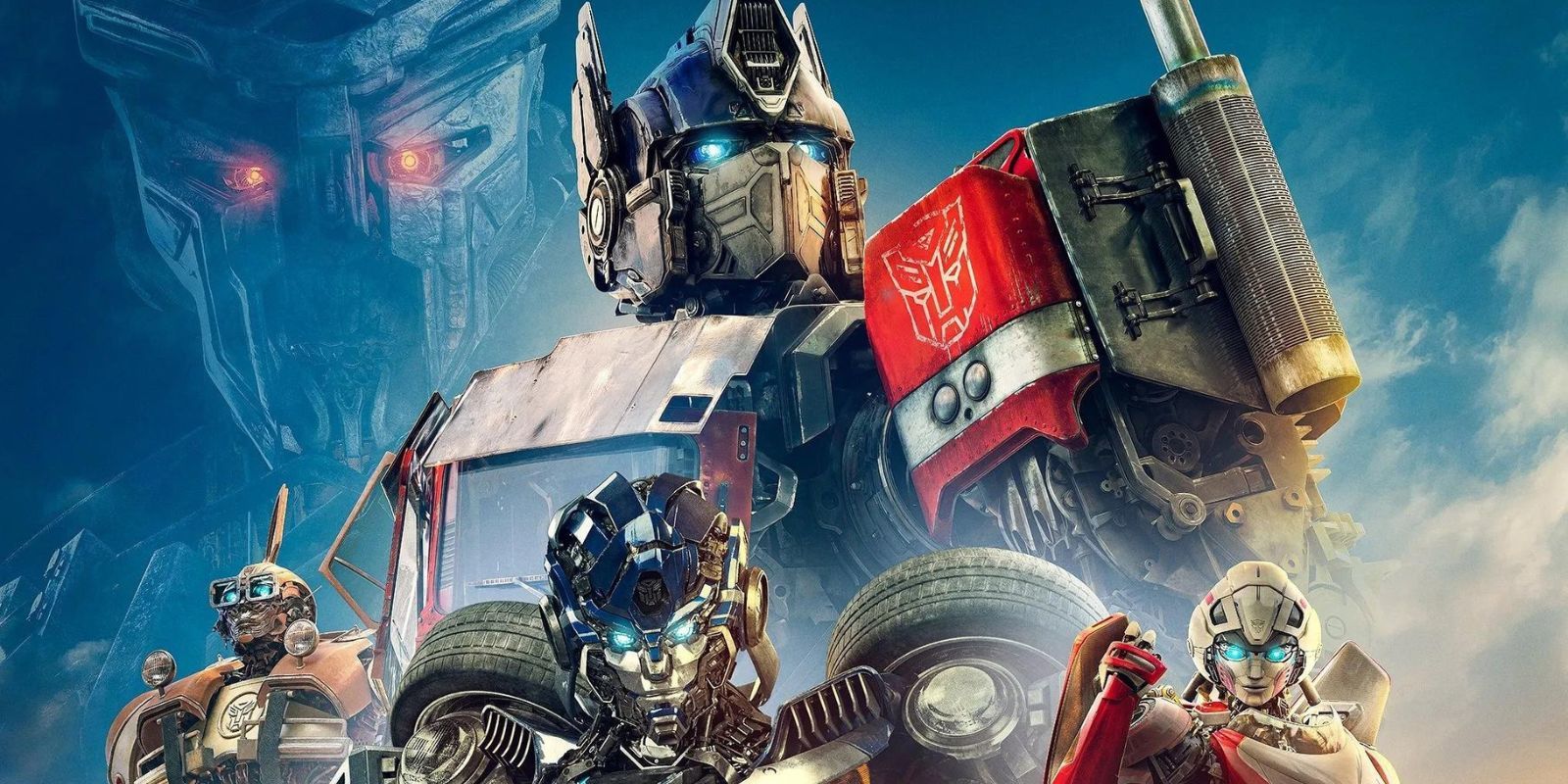Optimus Prime e os Autobots em Rise of the Beasts