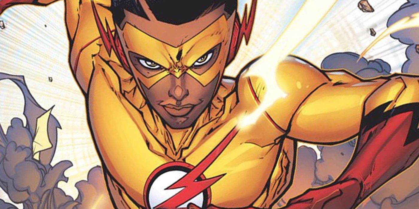 Wally West II running as Kid Flash from DC Comics