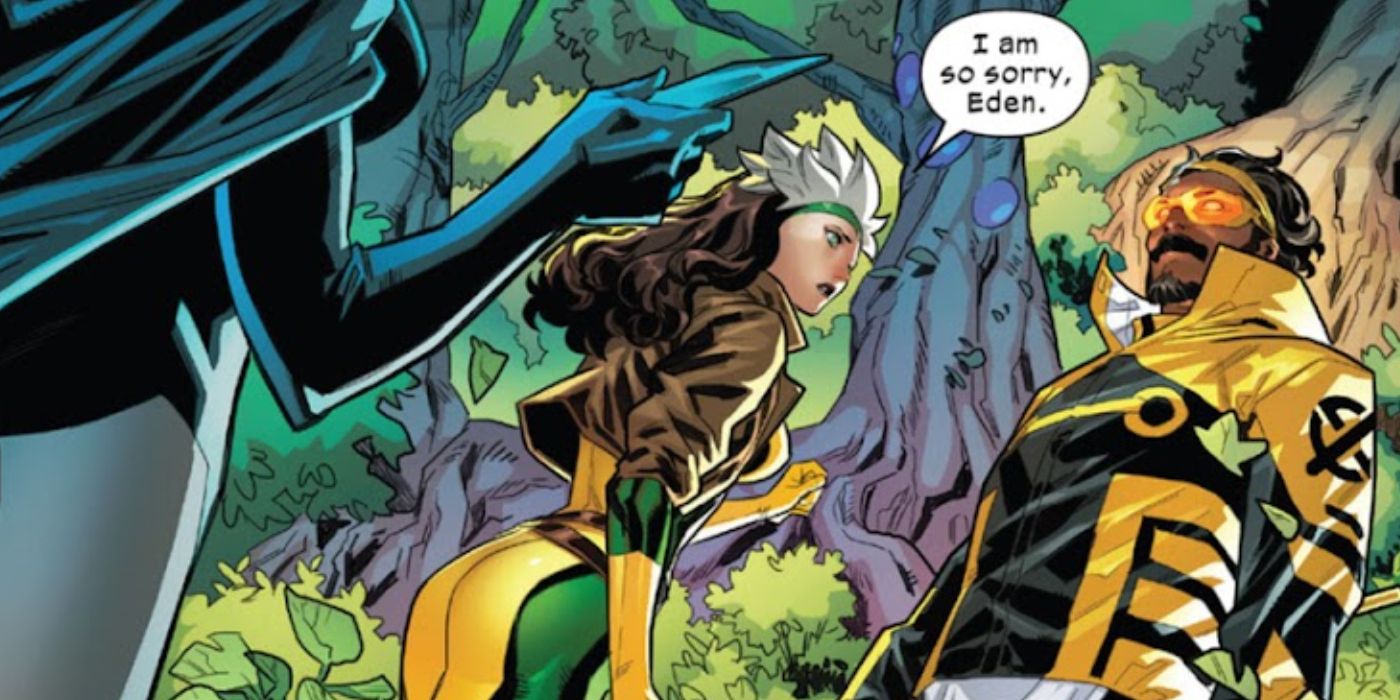 Rogue turns Manifold over to Destiny in Rogue & Gambit #5