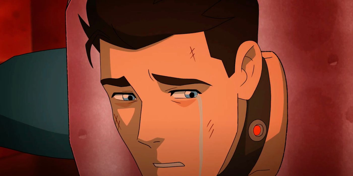 My Adventures with Superman has a more tearful Man of Steel