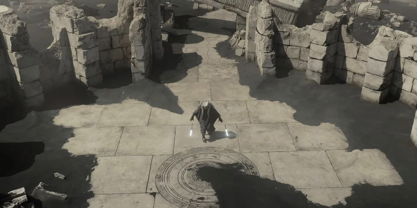 Ahsoka Standing in Jedi Temple Ruins