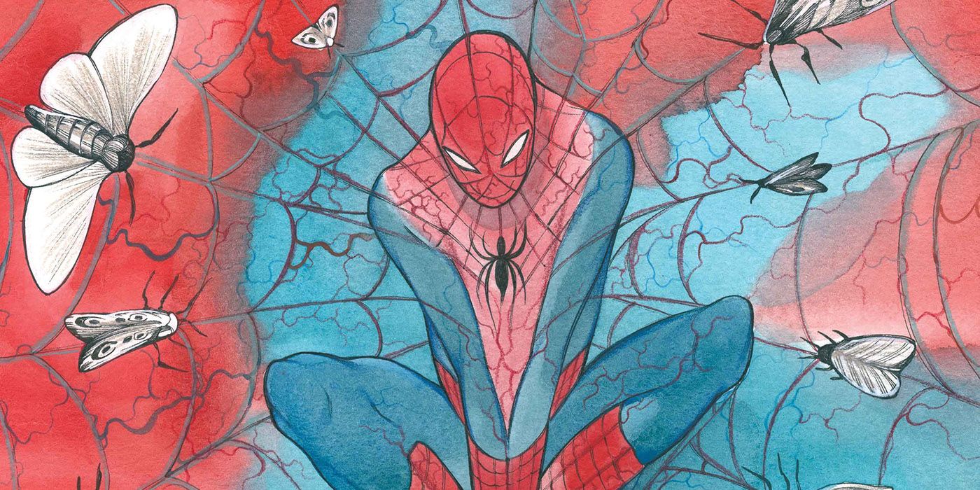 Peach Momoko's Amazing Spider-Man nightmare variant cover.