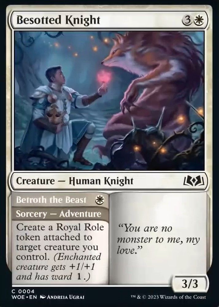 Besotted Knight MTG
