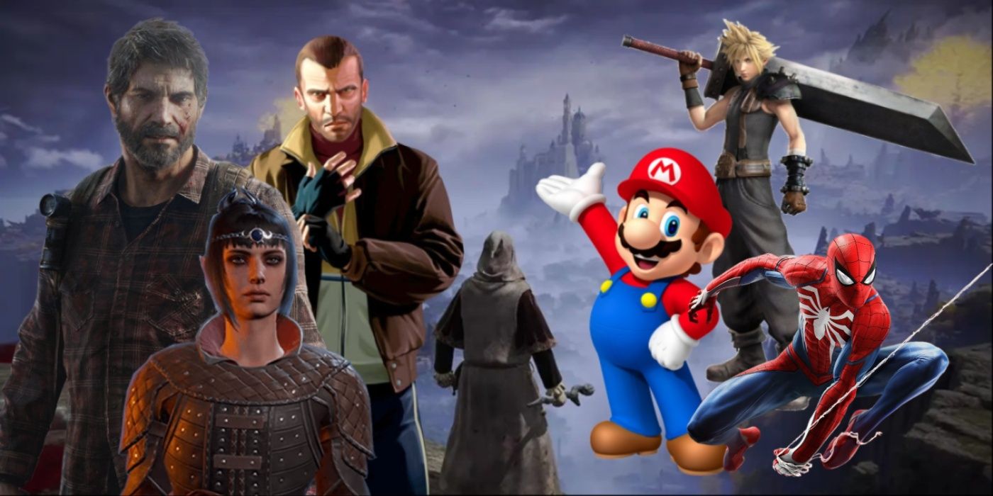 Best games of the best franchises includes The Last of Us, GTA IV, Baldur's Gate 3, Mario, Final Fantasy and Spider-Man