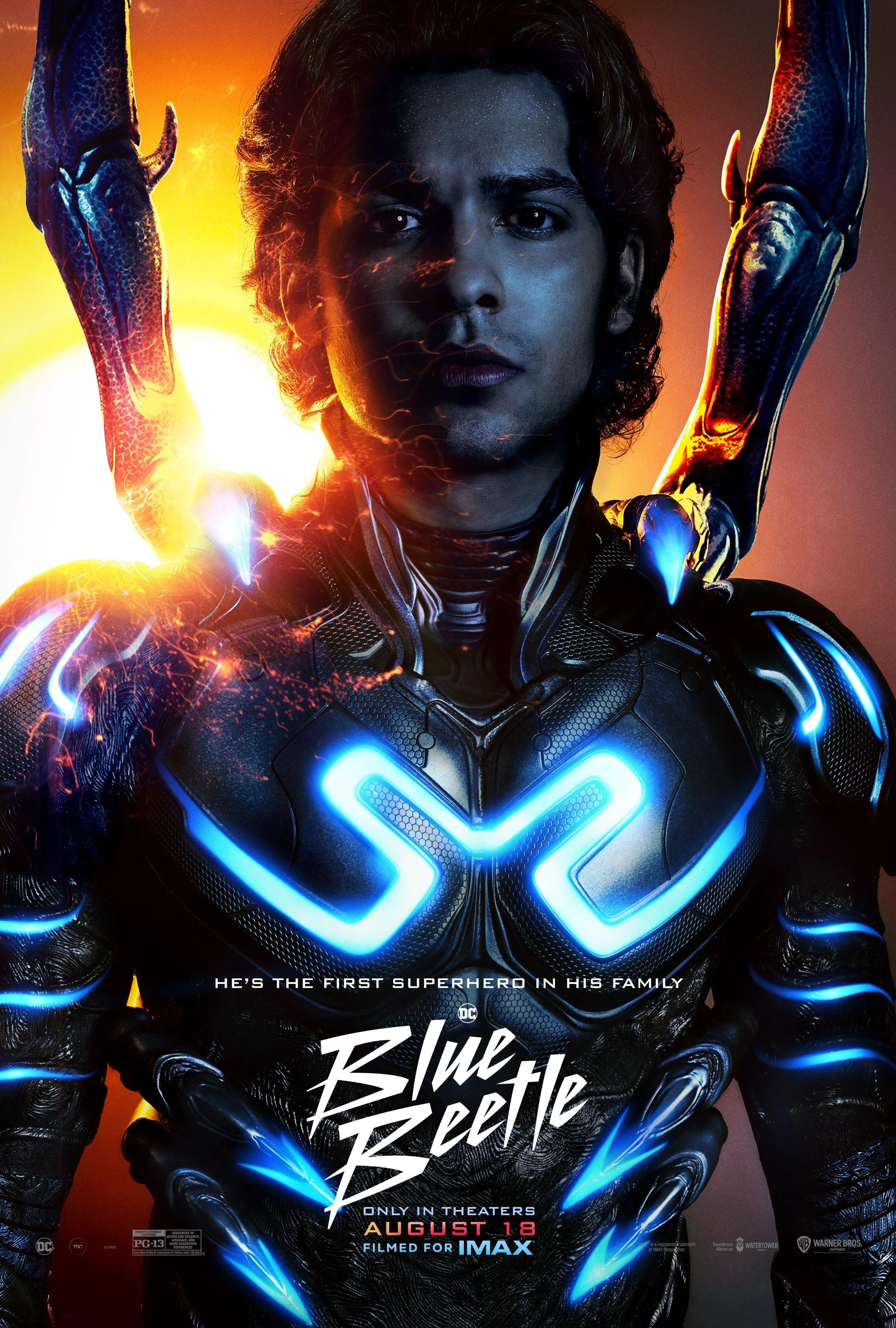 Blue Beetle’s Jaime Reyes Is All Aglow In Stunning New Poster