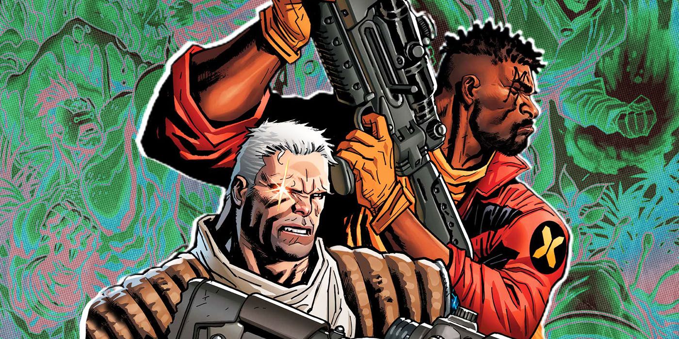 Cable and Bishop wielding Rifle