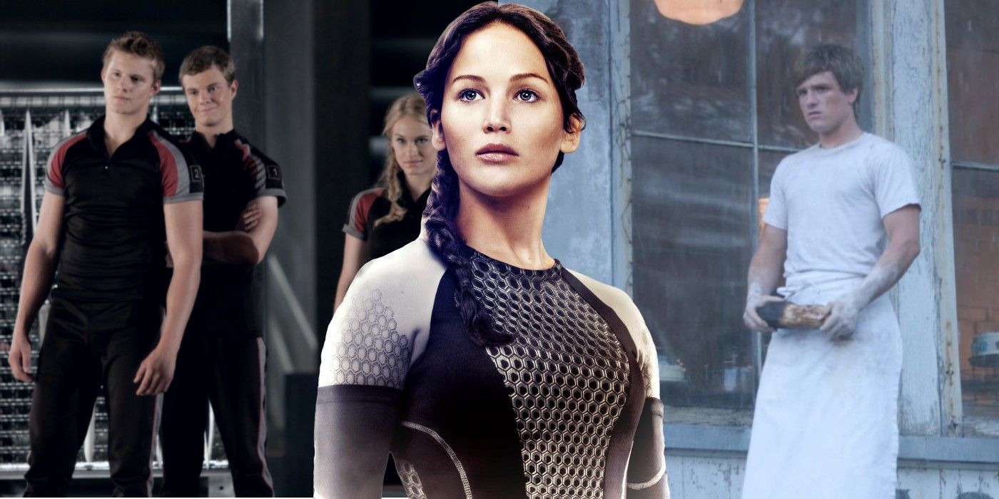 O pacote de carreira, Katniss e Peeta em Jogos Vorazes