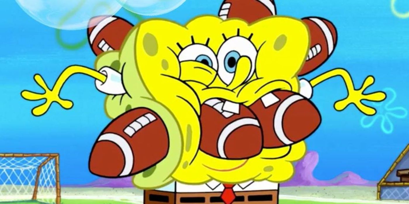 spongebob football