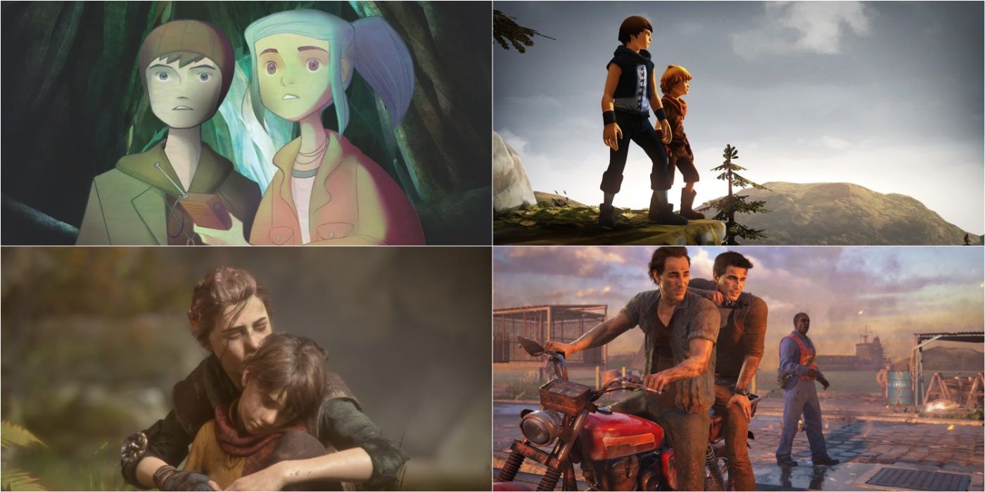 Siblings in video games: Oxenfree, Brothers: A Tale of Two Sons, A Plague Tale, Uncharted 4
