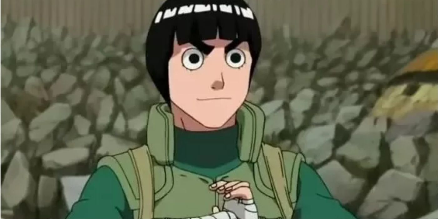 Rock Lee Returning To The Leaf Village In Naruto