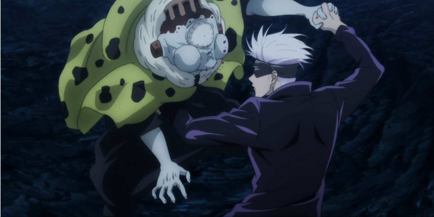 Gojo Punching Jogo Extremely Hard In Jujutsu Kaisen