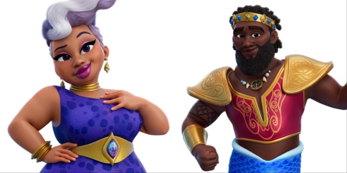 Disney Junior's Ariel Series Unveils First Look at Ursula and King Triton