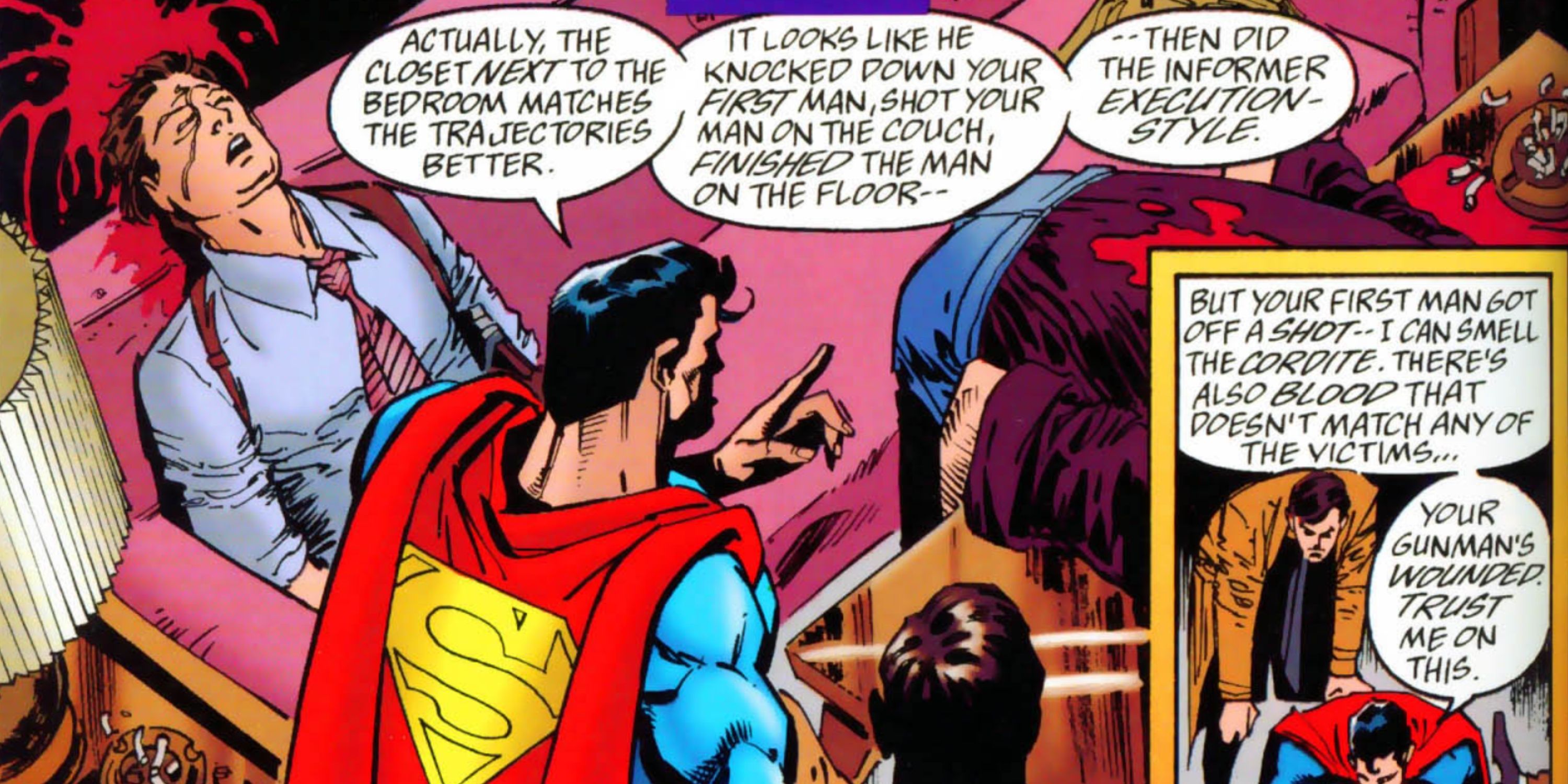 Superman helps Metropolis PD solve a murder in DC Comics Superman Annual 7
