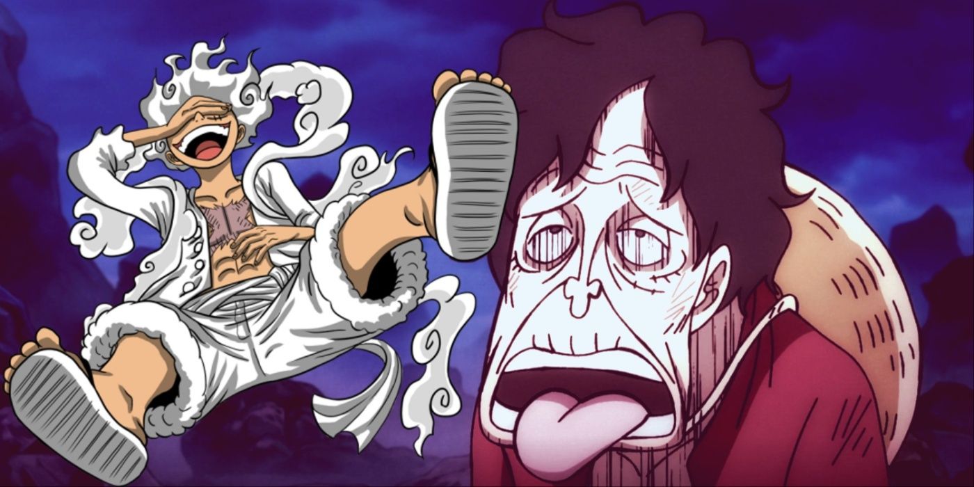 Gear 5 Luffy Survives a Direct Impact