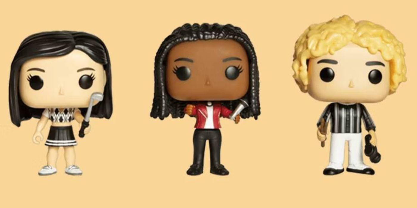 Three customized Pop! Yourself figures stand next to one another from the Funko website's official page.