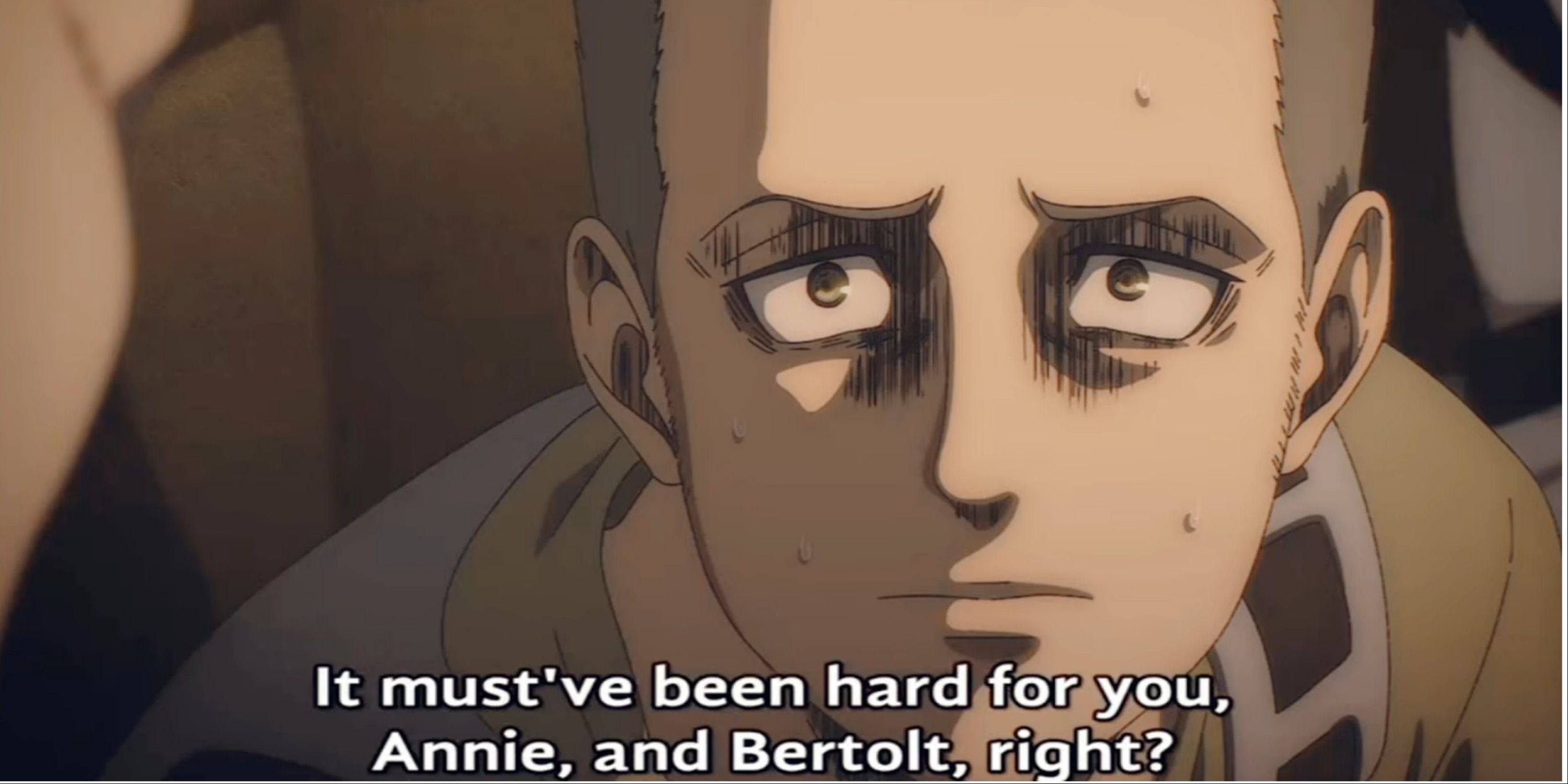 Connie empathizes with Reiner Attack on Titan