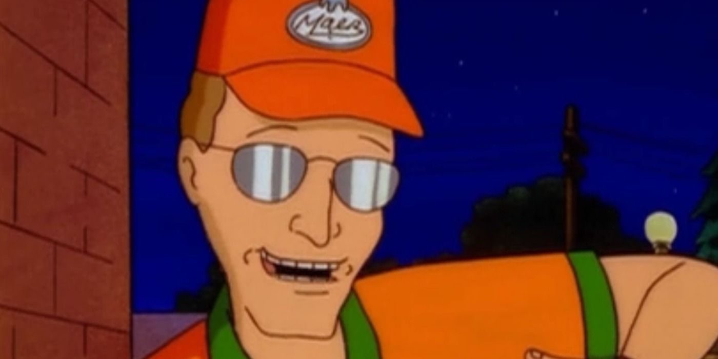 Dale Gribble smiling on King of the Hill
