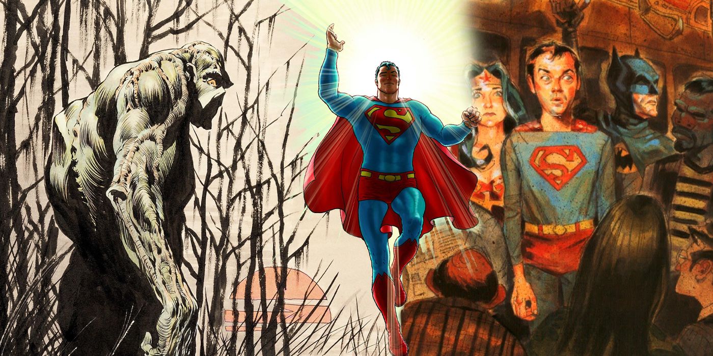 All-star, Swamp Thing, and Realworlds from DC comics