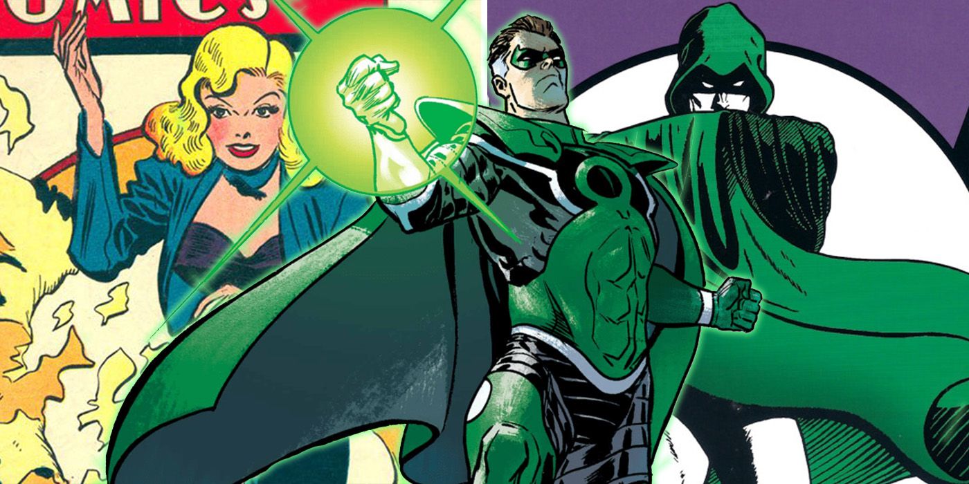 Golden Age Black Canary and Spectre, Parallax Hal Jordan Green Lantern