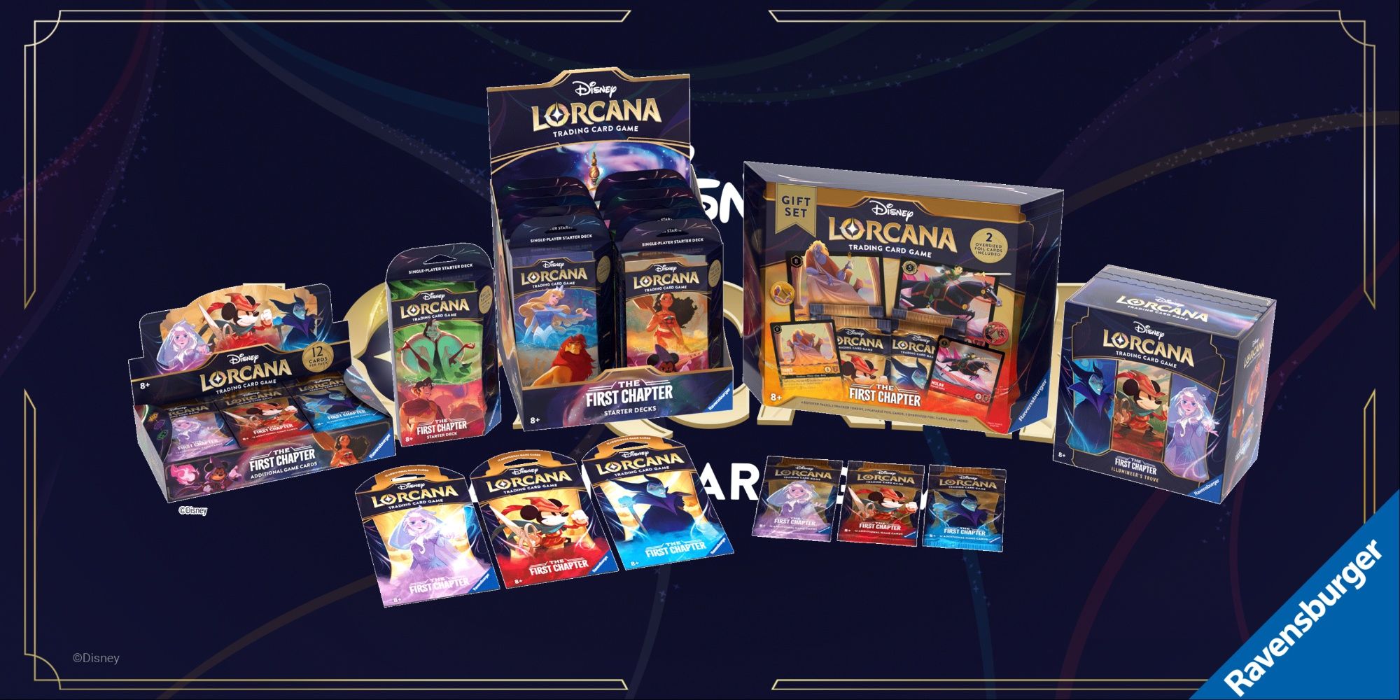 Disney Lorcana Cards and Title Image