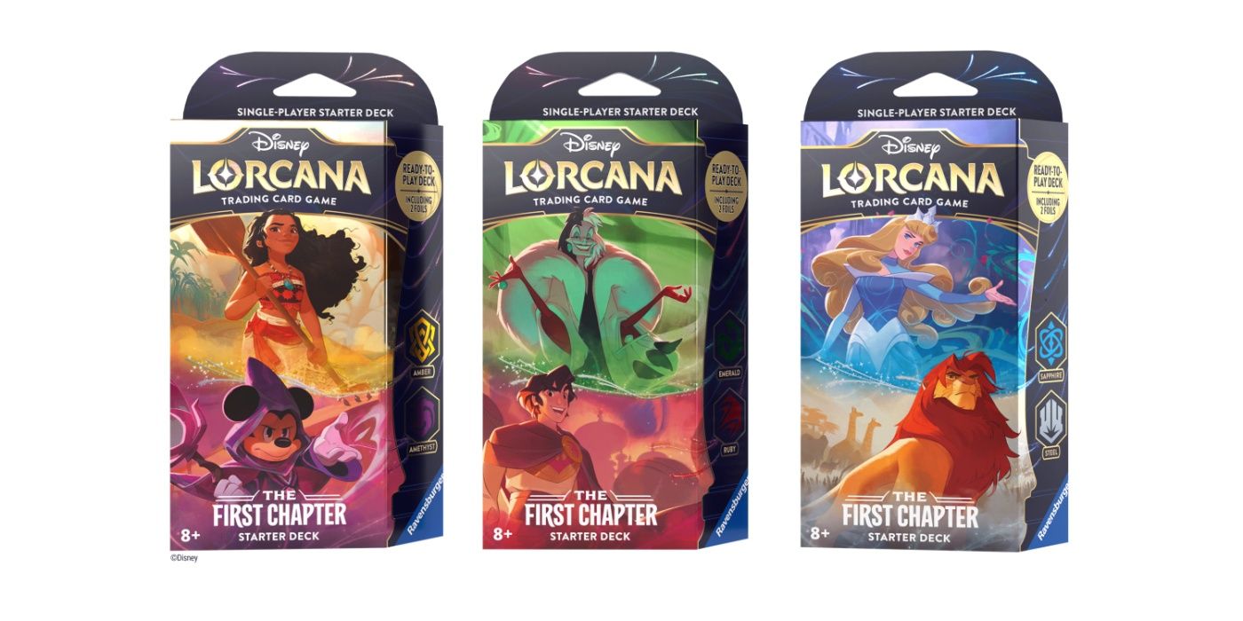 A Guide To Starter Decks In Disney Lorcana And Trading Card Games