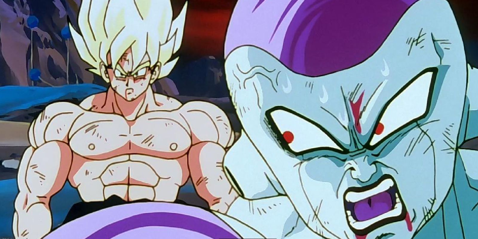 Goku shows sympathy for Frieza on Namek in Dragon Ball Z