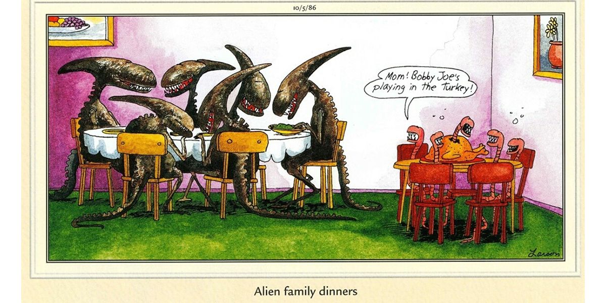 The Far Side Comic Strips Featuring Aliens, Ranked