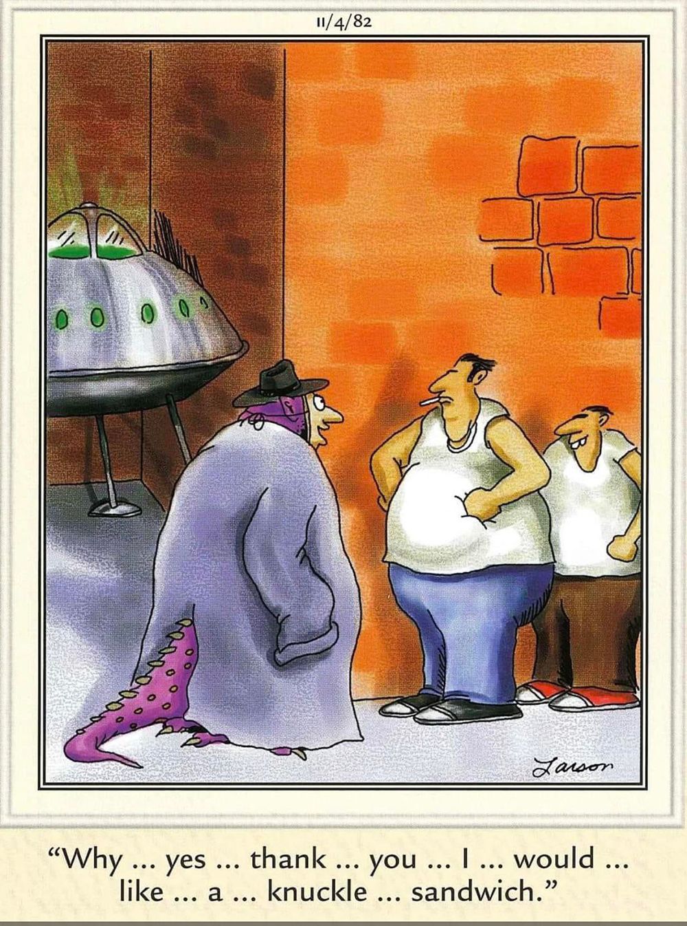 Tiras cómicas de The Far Side con extraterrestres, clasificadas