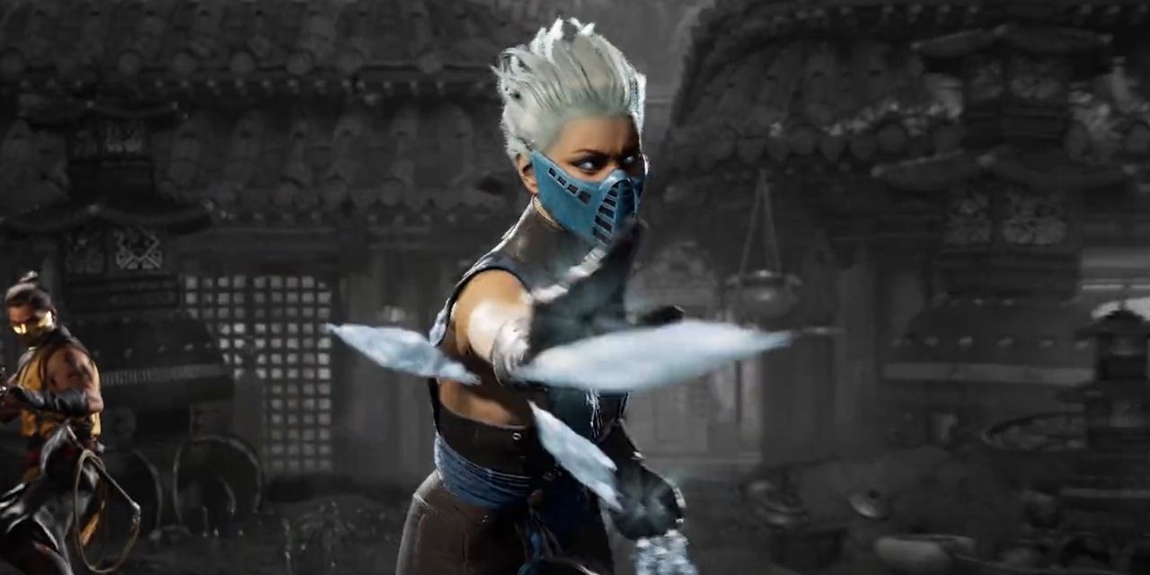 Frost Kameo unleashes ice blades during a Fatality in Mortal Kombat 1