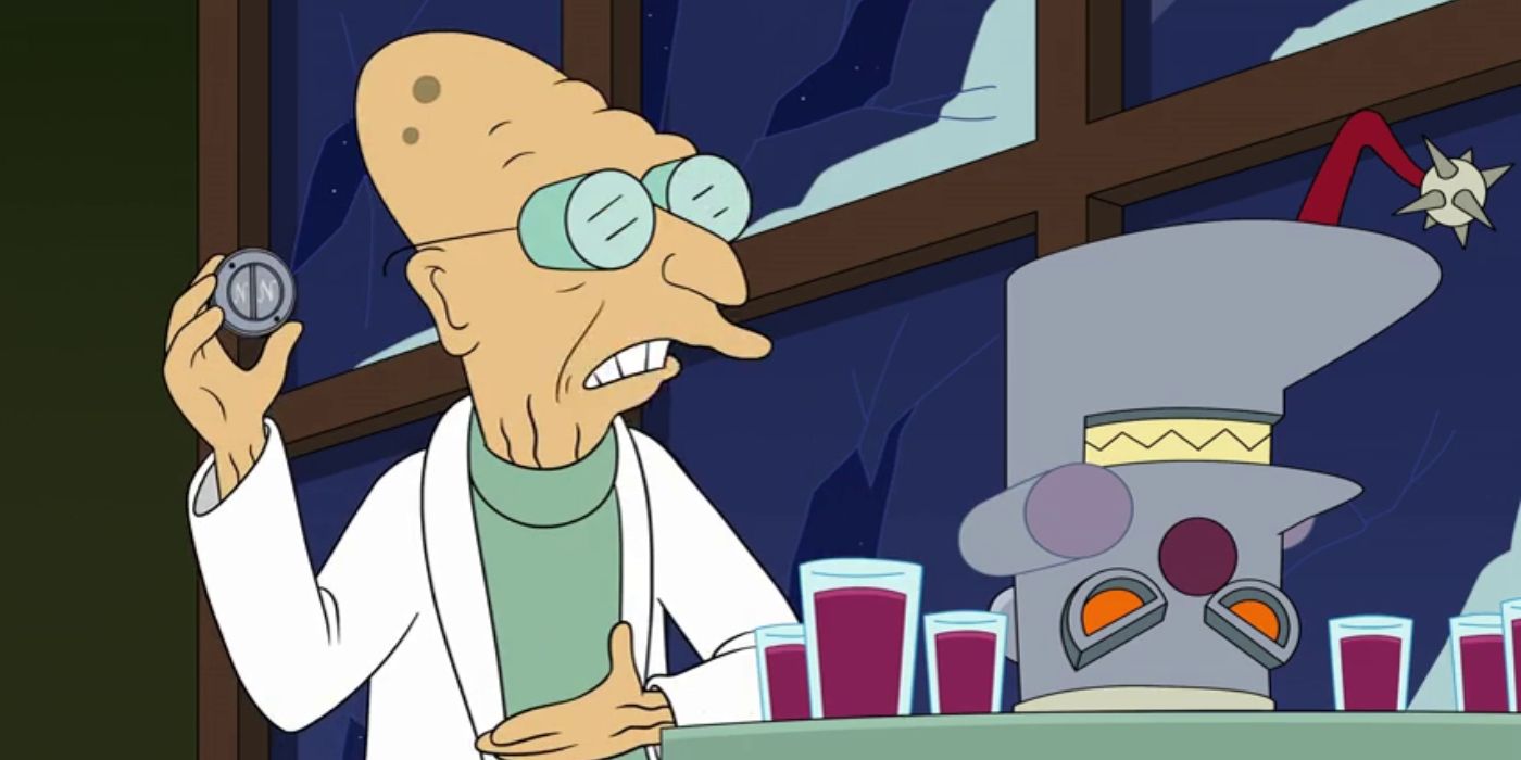 Farnsworth percebe seu paradoxo do tempo na 8ª temporada.