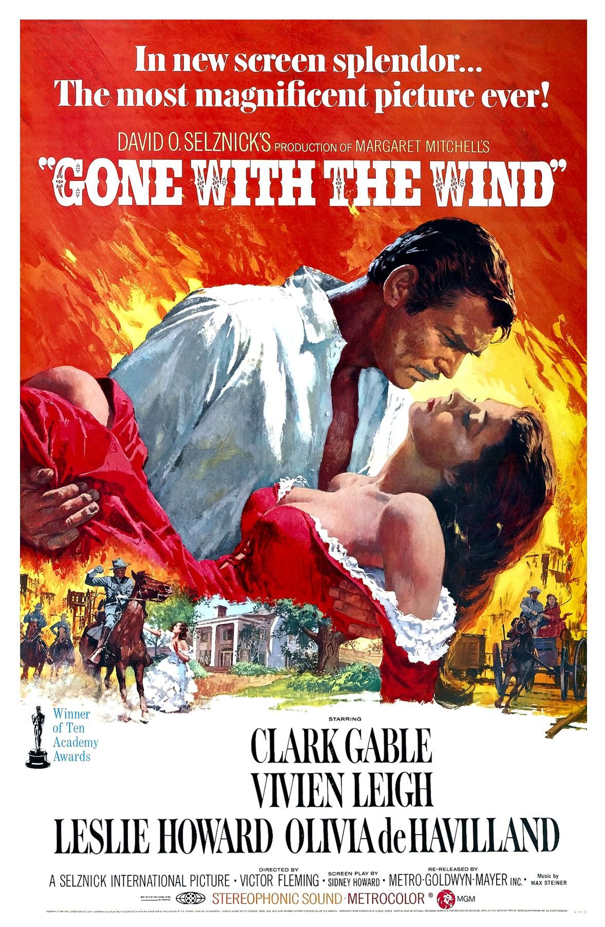 Gone With the Wind 1939 Film Poster