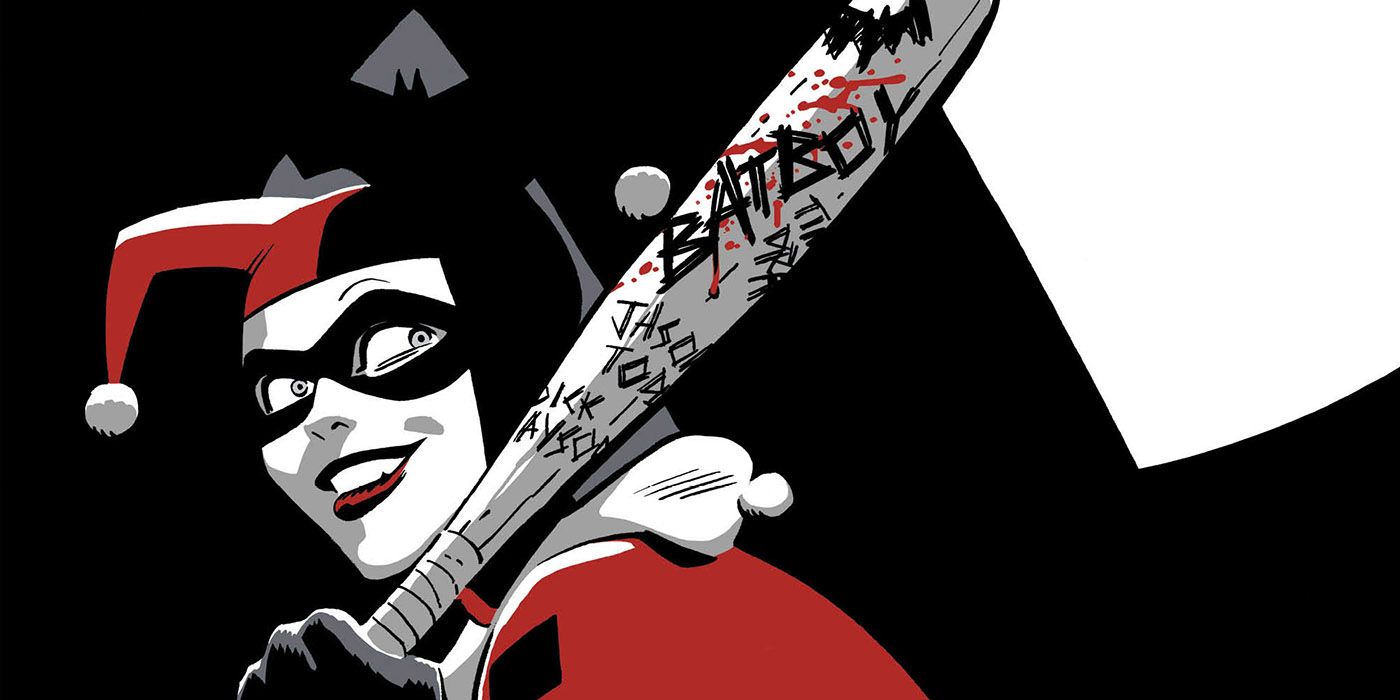 Capa Harley Quinn preta + branca + vermelha #2.