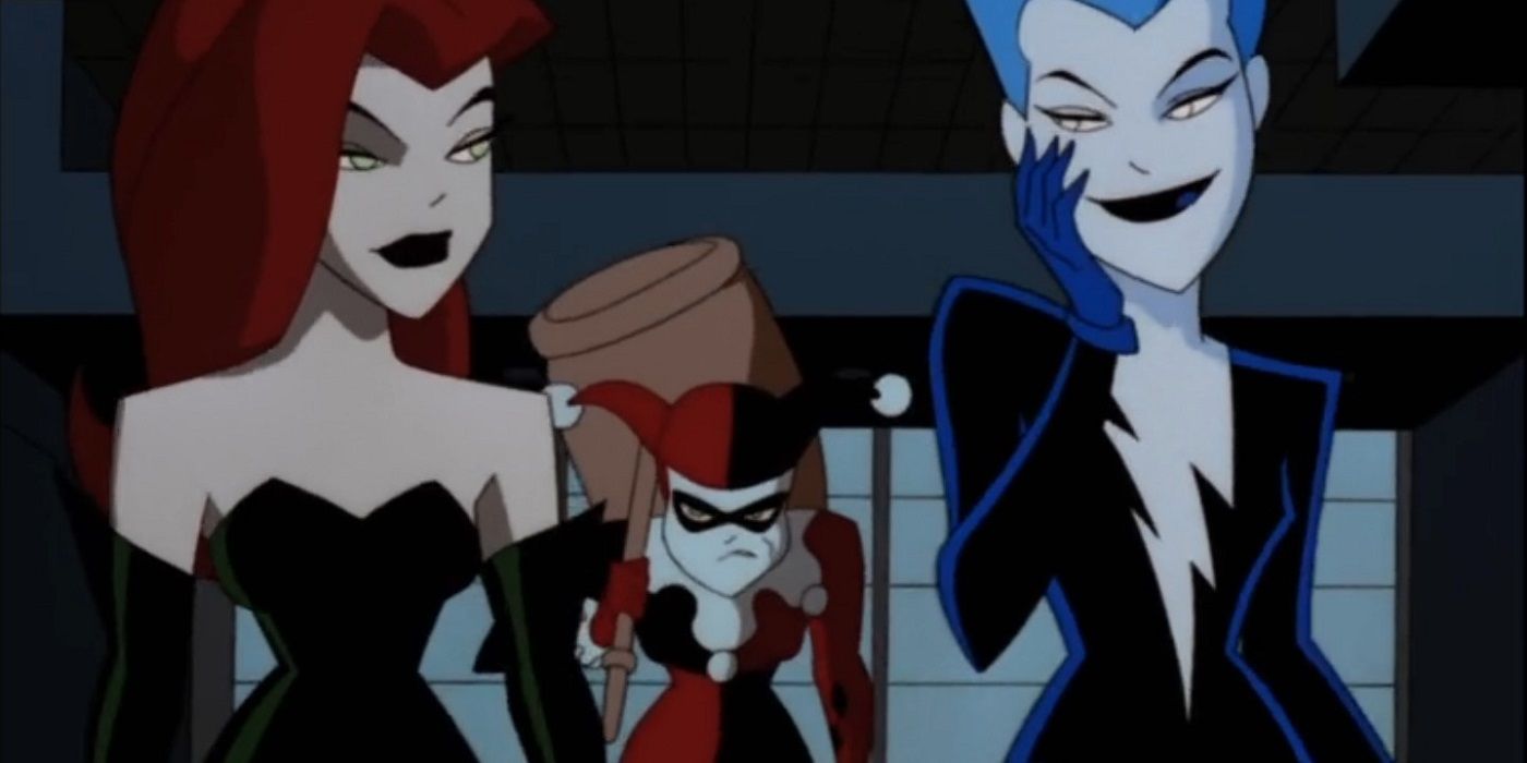Harley Quinn, Poison Ivy and Livewire in Girls' Night Out