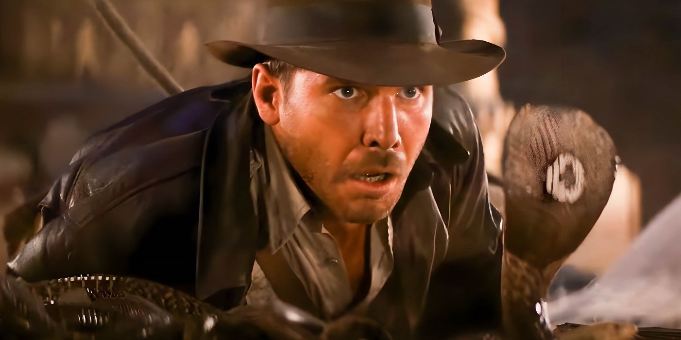 Harrison Ford's Indy is deathly afraid of snakes.