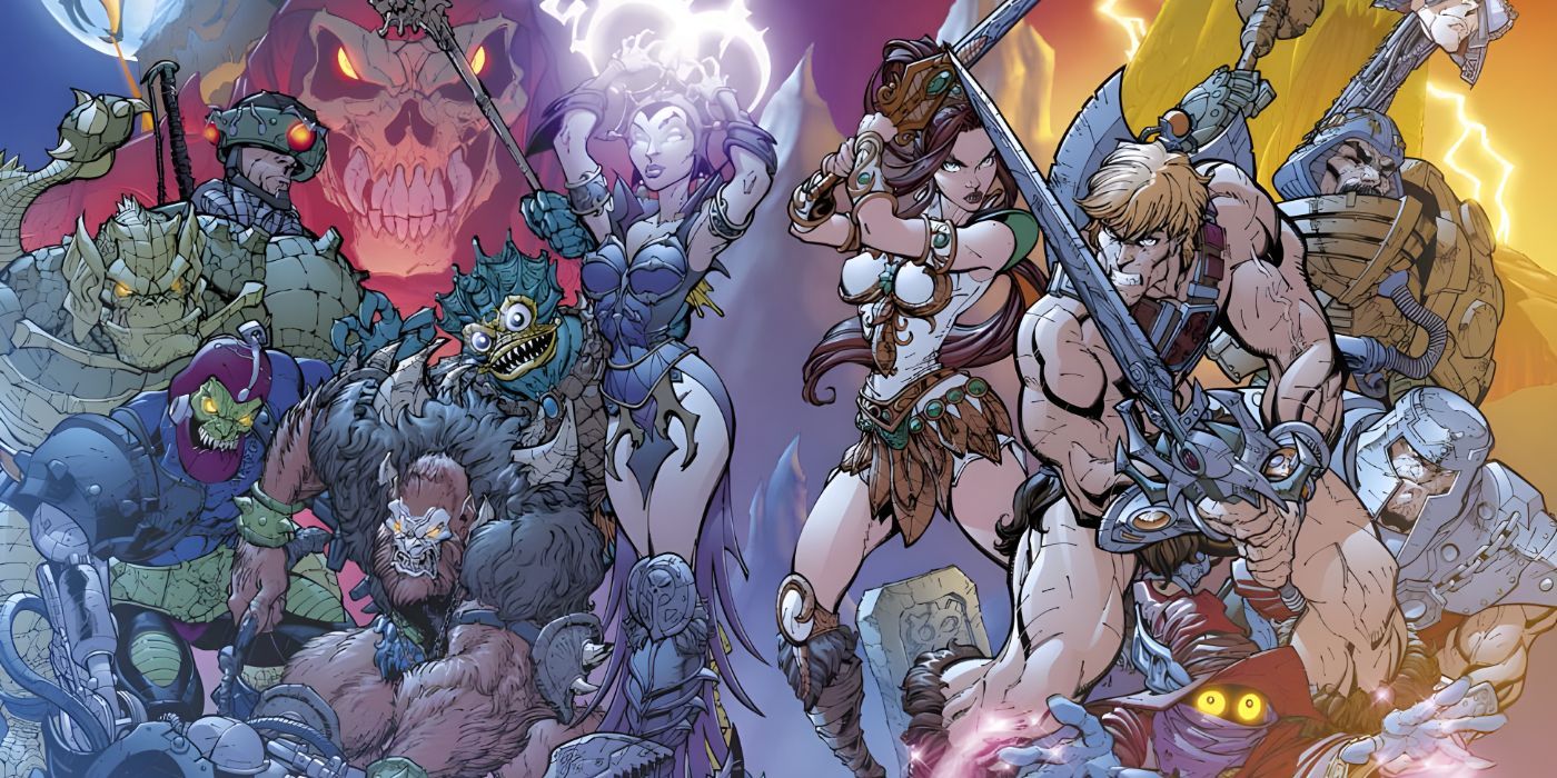 200x Masters of the Universe He-Man and villains by J. Scott Campbell