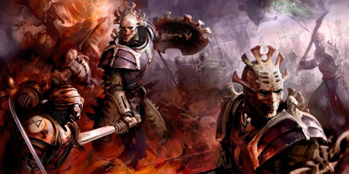 Ossriach Bone Legions battling enemies age of sigmar warhammer