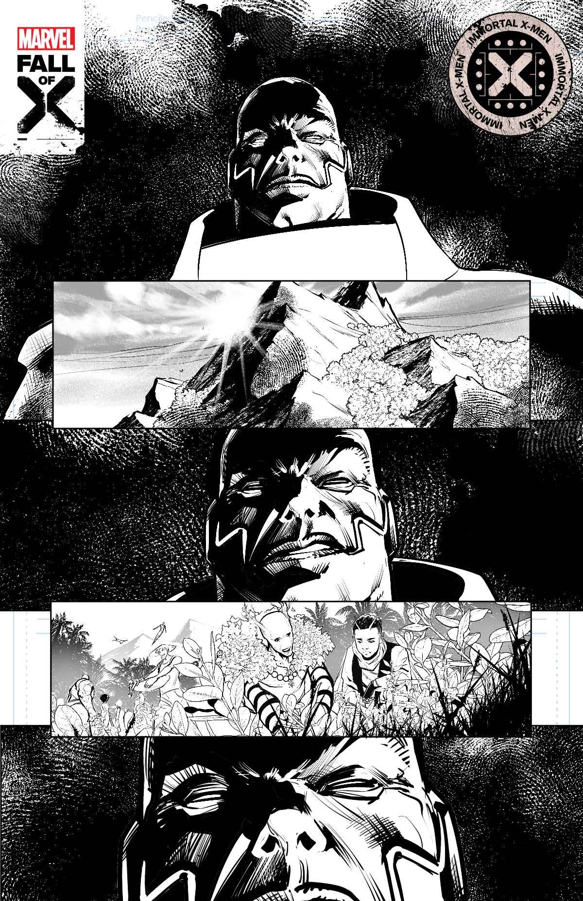 Lucas Werneck's inks for Marvel's Immortal X-Men #16