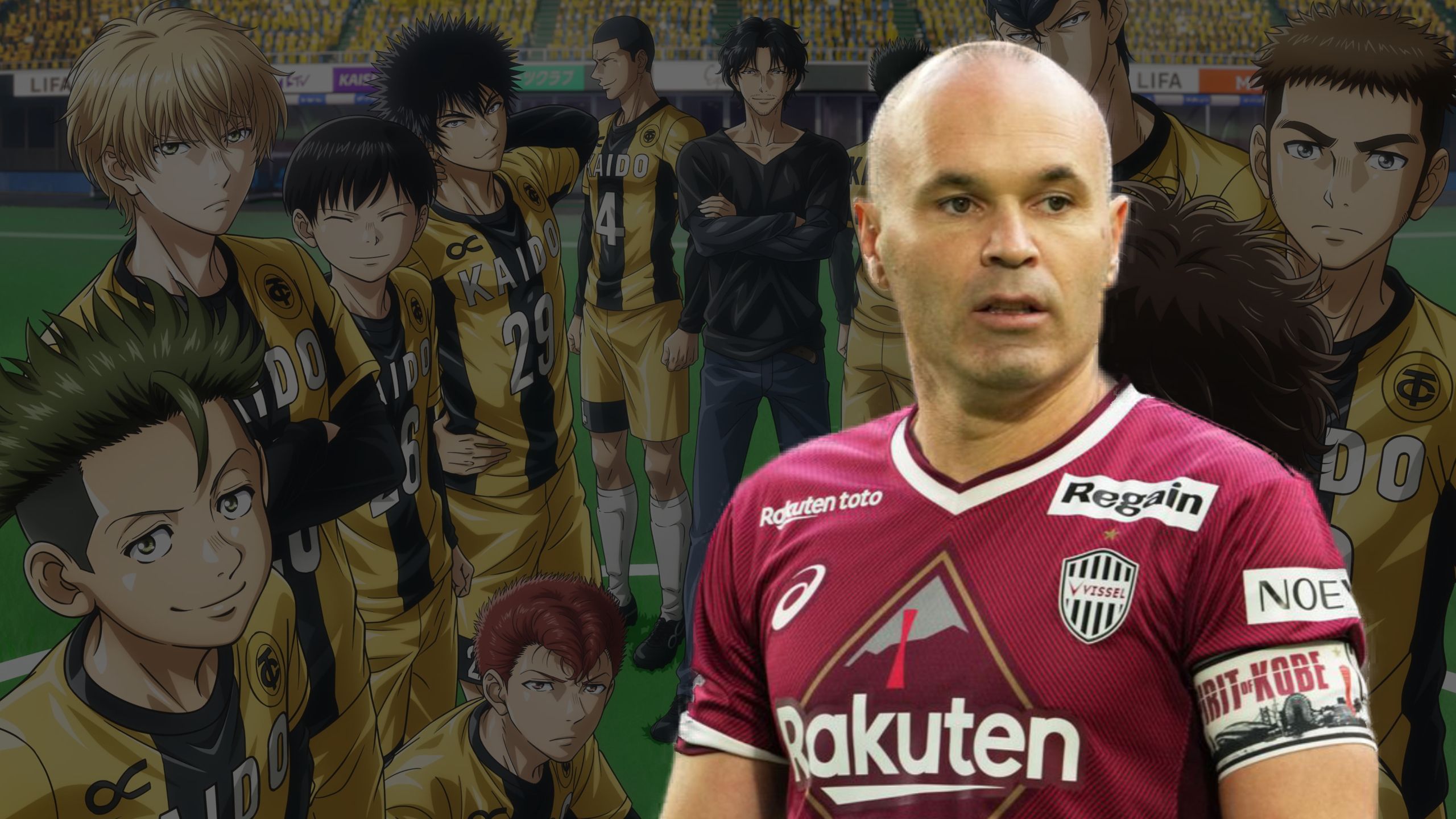 Ao Ashi Manga Teams Up With Barcelona Soccer Legend