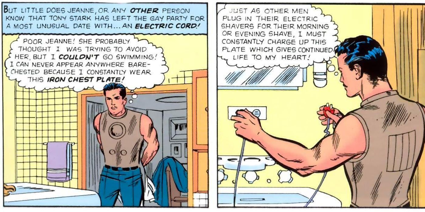 Iron Man's classic chest plate from the Silver Age.