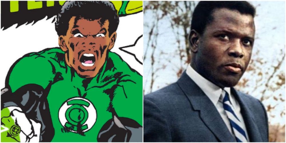 John Stewart fights back and Sidney Poitier in